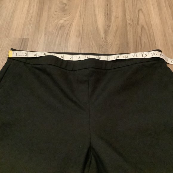 Vince Camuto Black Ponte Split Hem Cropped Pant Size Large - Picture 10 of 14